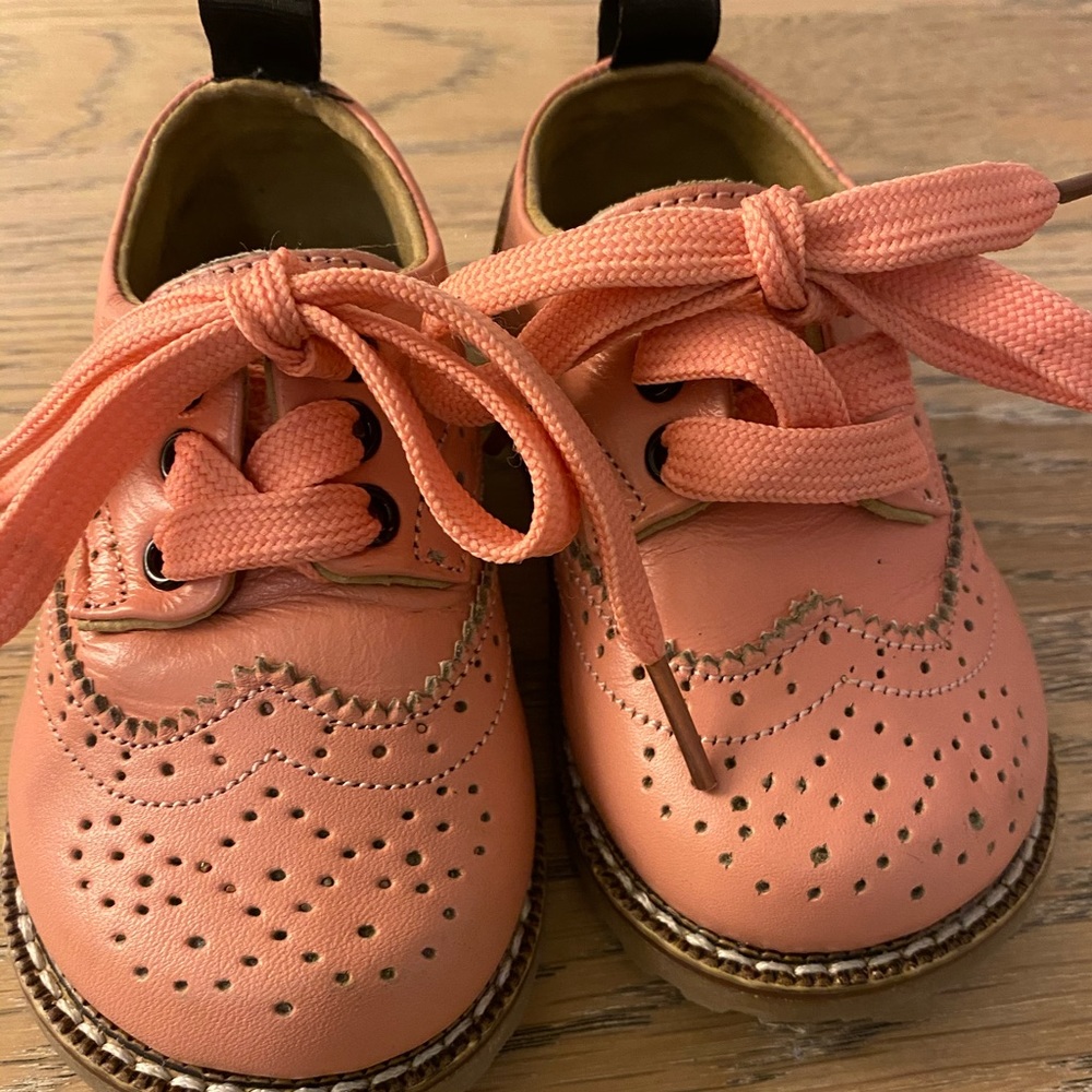 Leather Hard Sole Toddler Shoes